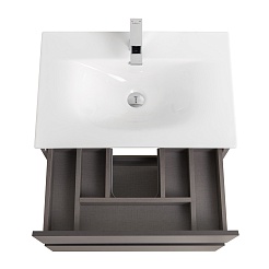 BelBagno Тумба с раковиной Kraft 39-70 подвесная Темно-Серый матовый с раковиной BB-8099-3-70 – фотография-9